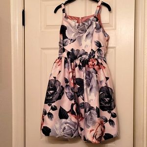 Girls formal floral dress